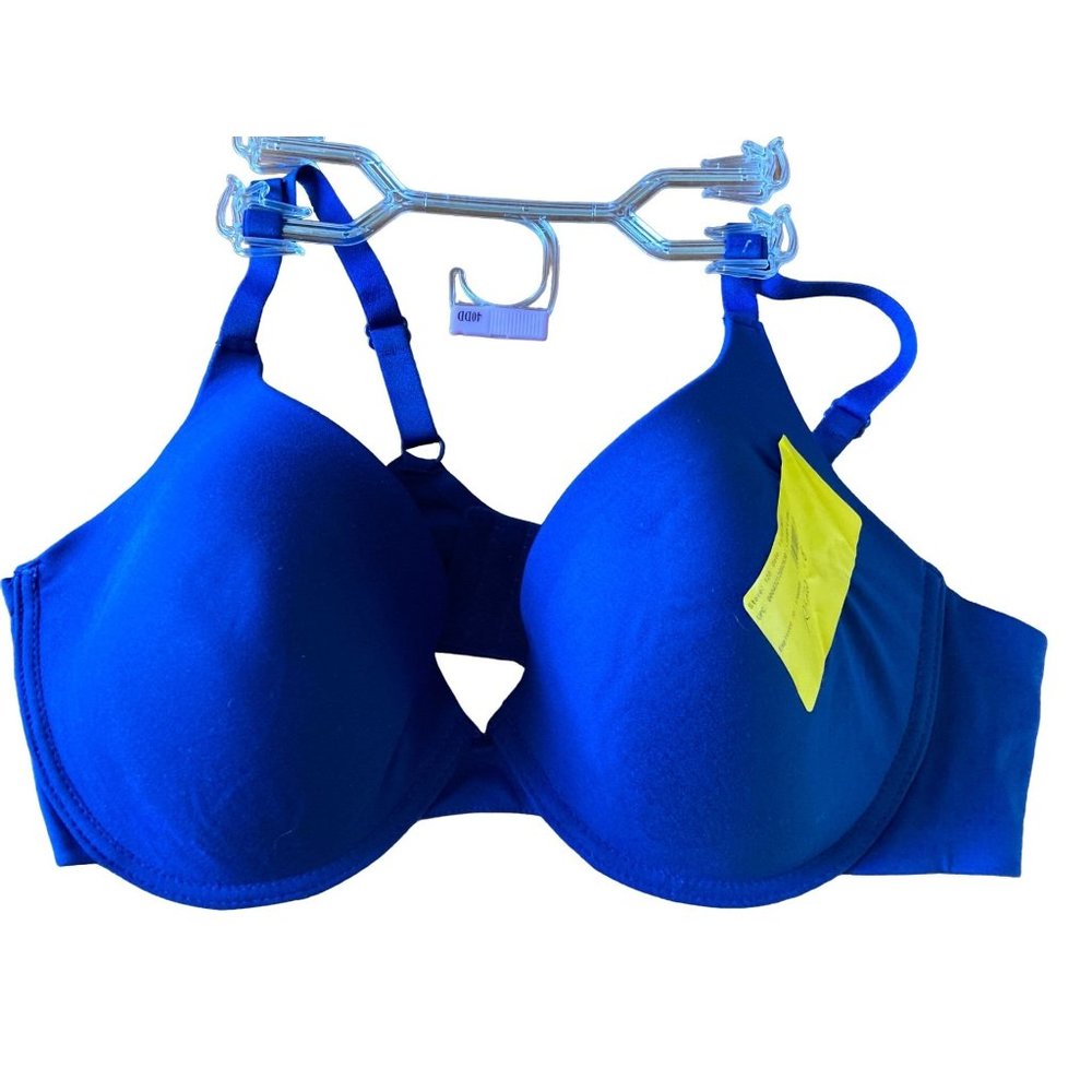 Women's Padded Tshirt Bra - Live 2 Lounge Navy 40DD